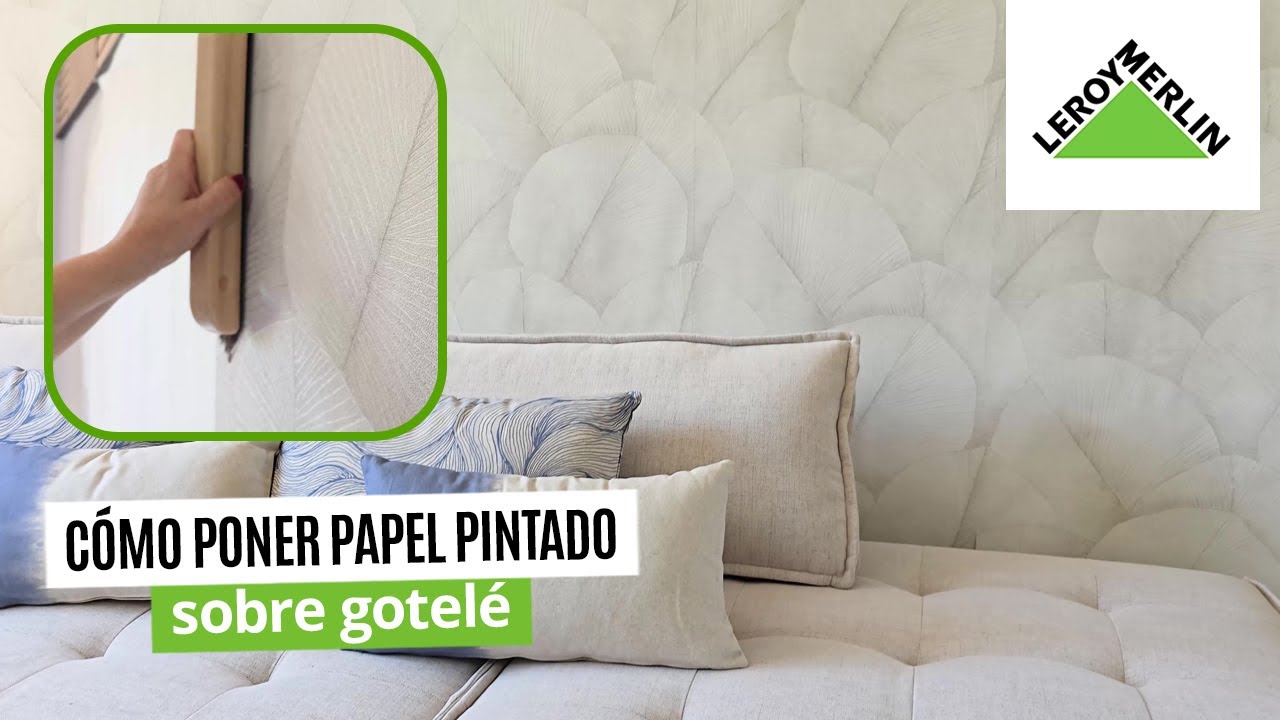 Cómo poner papel pintado sobre gotelé | LEROY MERLIN