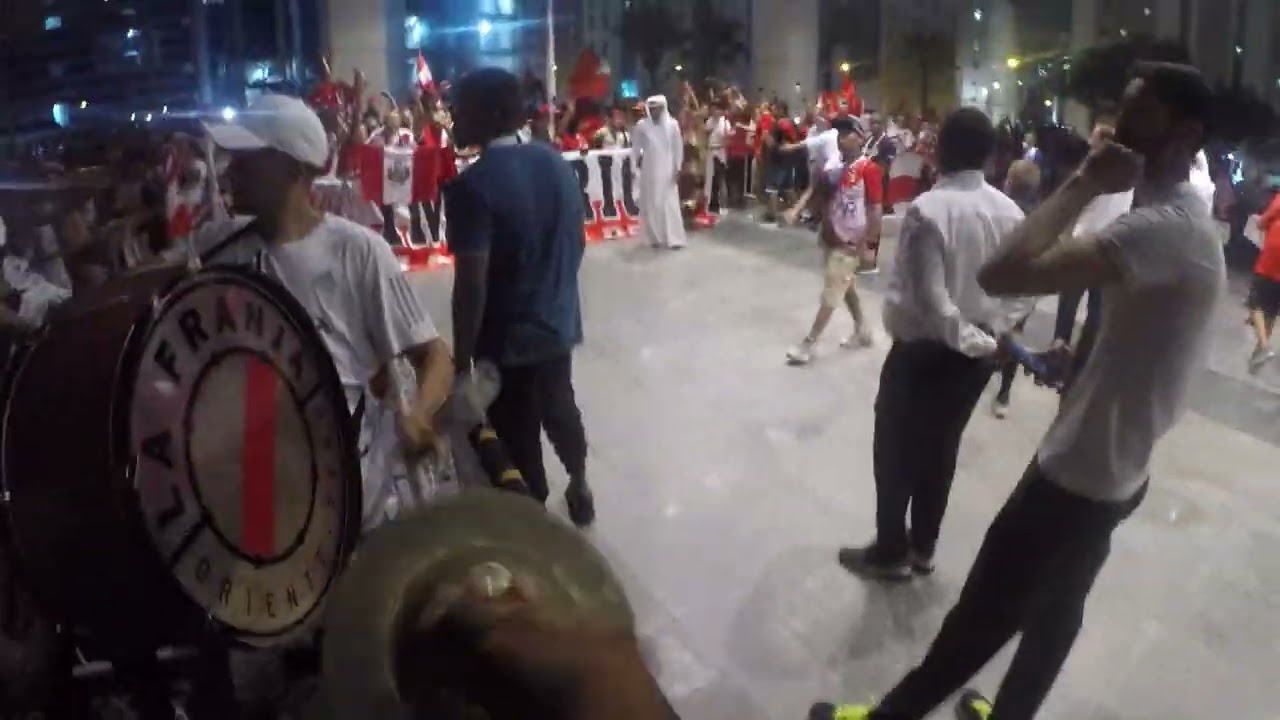 La Franja Oriente Perú - Banderazo hotel selección previo repechaje Perú vs Australia 13/06/22