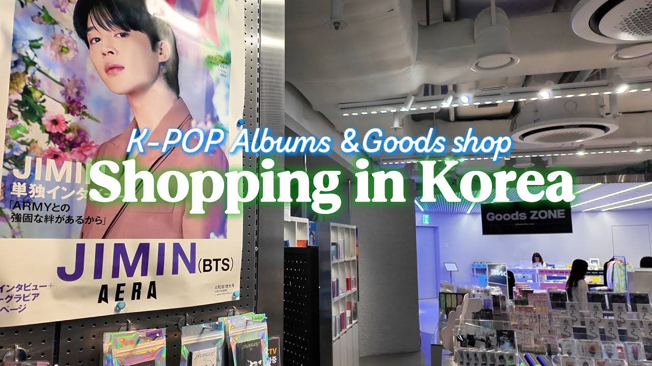 K-pop Store vlog | Shopping in Korea | K-pop merch and albums haul 