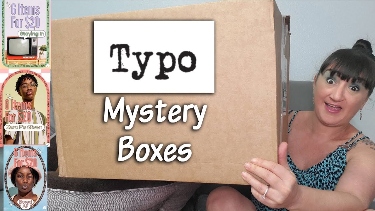 TYPO Mystery Boxes | I Bought Three Of The 6 For $20 | Totally Worth What I Paid