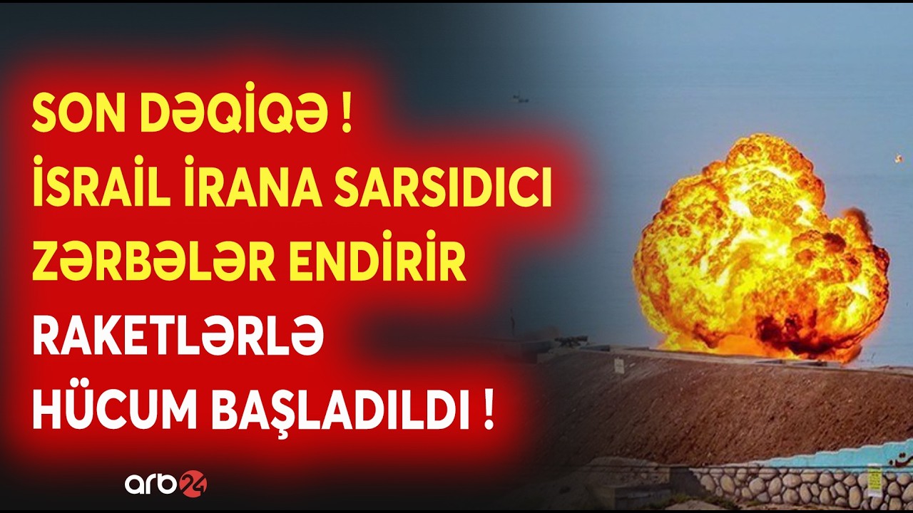 TƏCİLİ! İsrail İrana RAKETLƏRLƏ ZƏRBƏ ENDİRİR: Ordu HÜCUMLARIN YENİ DALĞASINI BAŞLATDI - CANLI