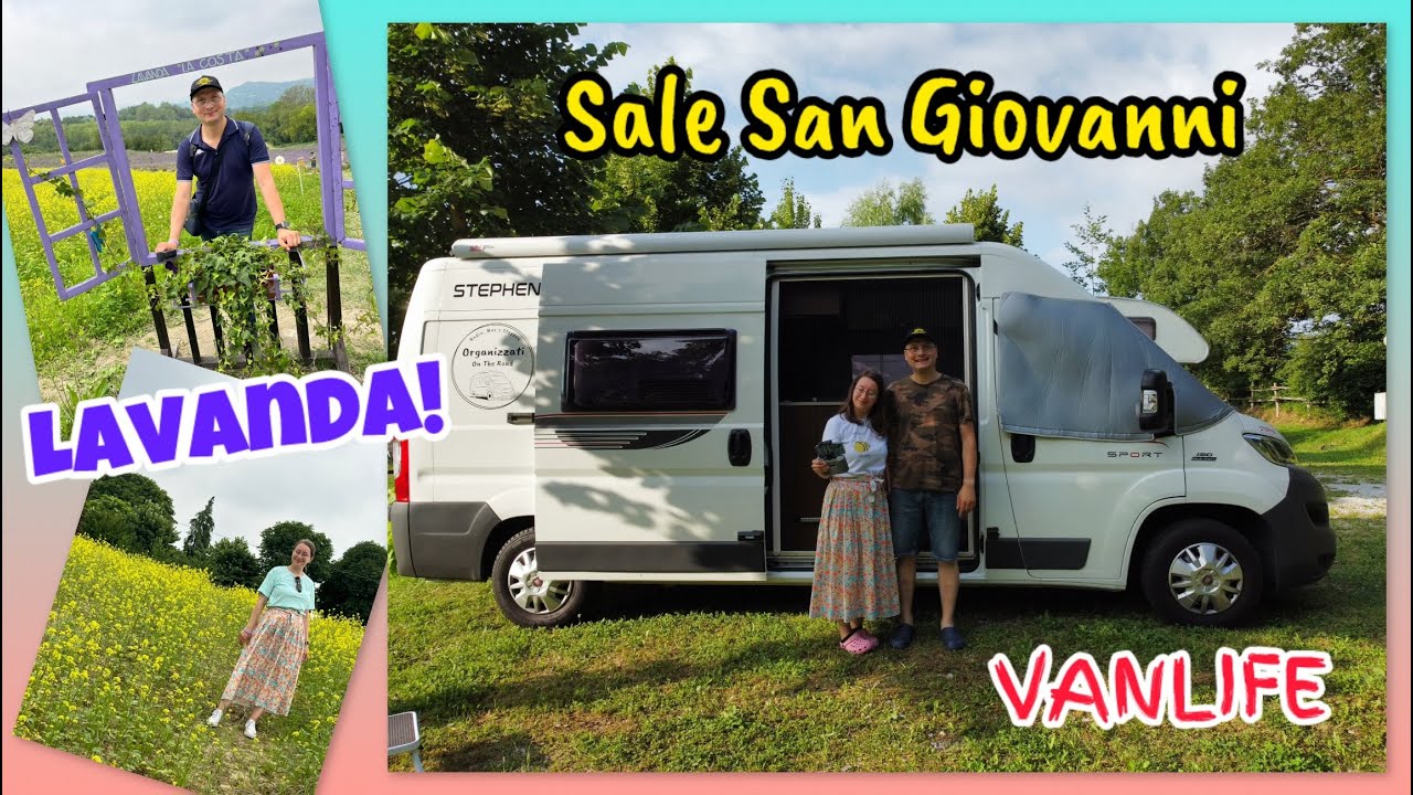 Nuovo WEEKEND in VAN! LAVANDA italiana a SALE SAN GIOVANNI!