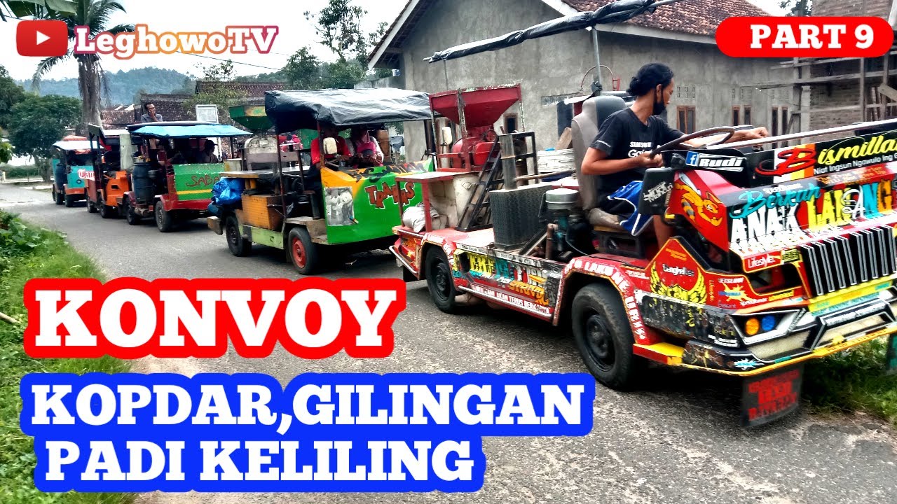 KONVOI PABRIK PADI KELILING❗PAWAI MESIN PENGGILINGAN PADI