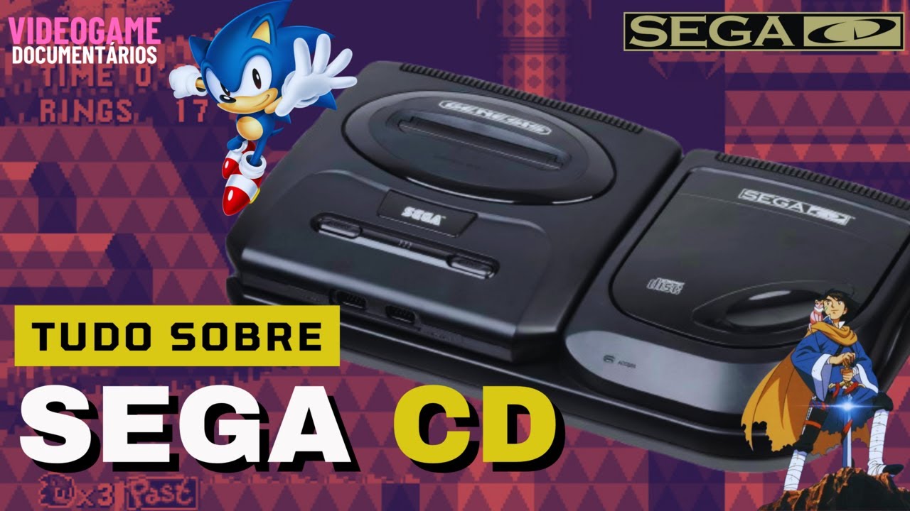 SEGA CD I Tudo sobre o periférico do MEGA DRIVE com a função de trazer mais recursos ao 16-Bits