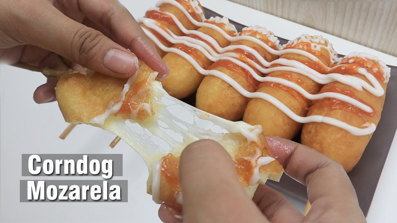 CARA MEMBUAT CORNDOG MOZARELA KW TANPA RAGI SUPER GAMPANG