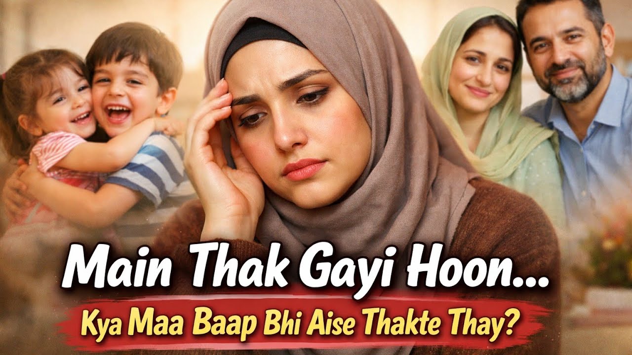 1main thak gai hoon kya maa bap bhi aisy hi thakty thy 