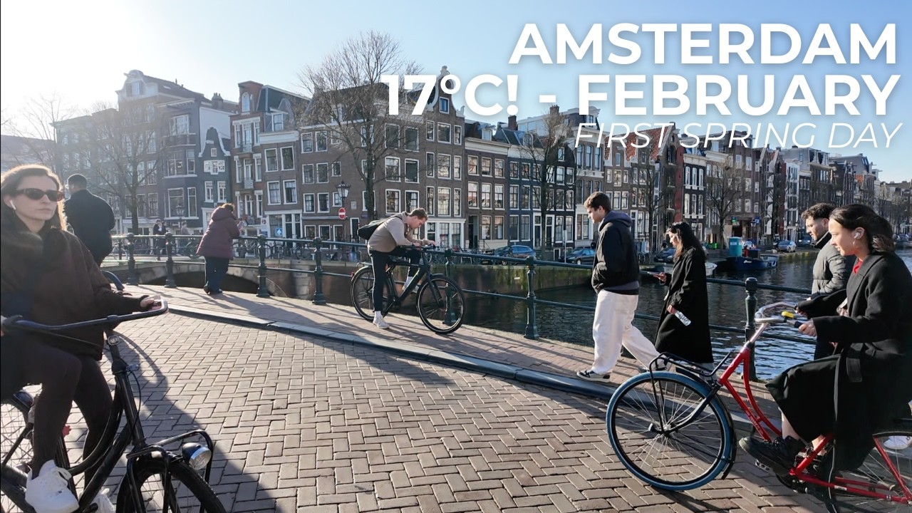 Amsterdam 17&deg;C in February?! 🌞 9 Streets, Sunny Canals & City Life