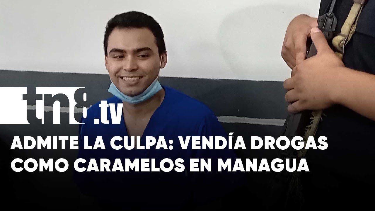 Admite responsabilidad por venta de estupefacientes en vía pública de Managua