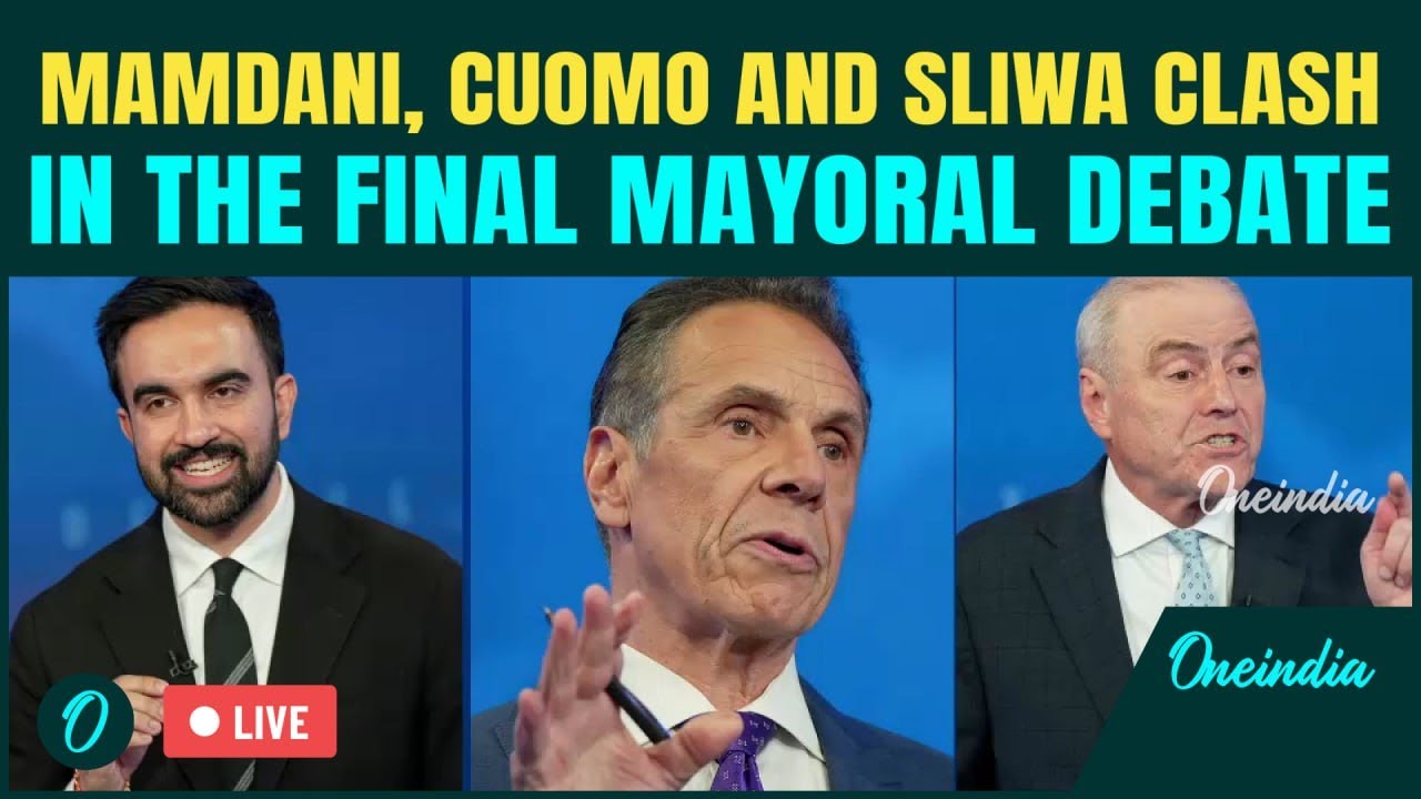 NYC Mayoral Debate 2025 LIVE: Shocking Mamdani Vs Sliwa Vs Cuomo CLASH | Who Won FINAL Debate?