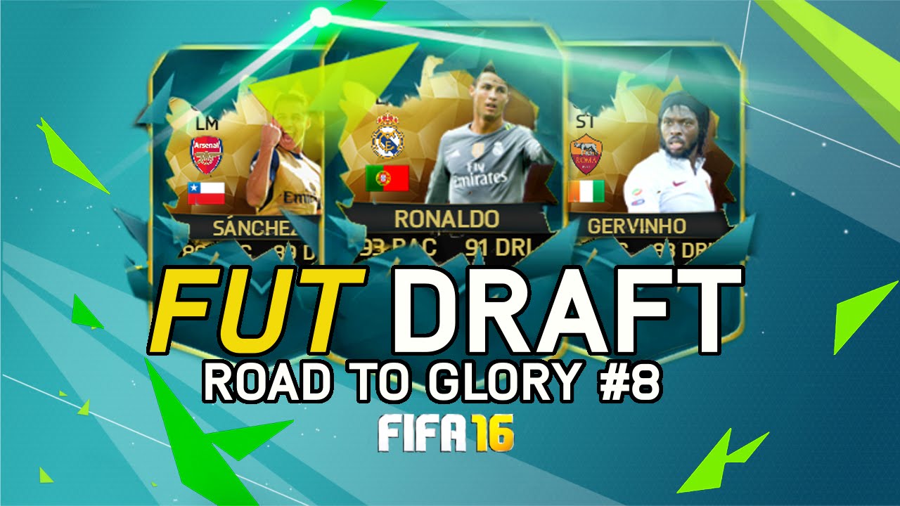 FIFA 16 Road To Glory #8 | AWESOME FUT DRAFT W/ IF RONALDO! | FIFA 16 RTG