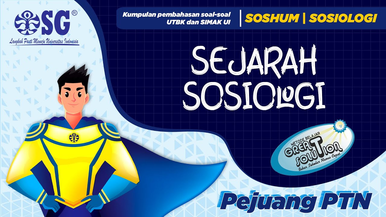 Sosiologi UTBK 2022 - Prediksi Soal Sosiologi SBMPTN - UTBK Soshum #PEJUANGPTN2022