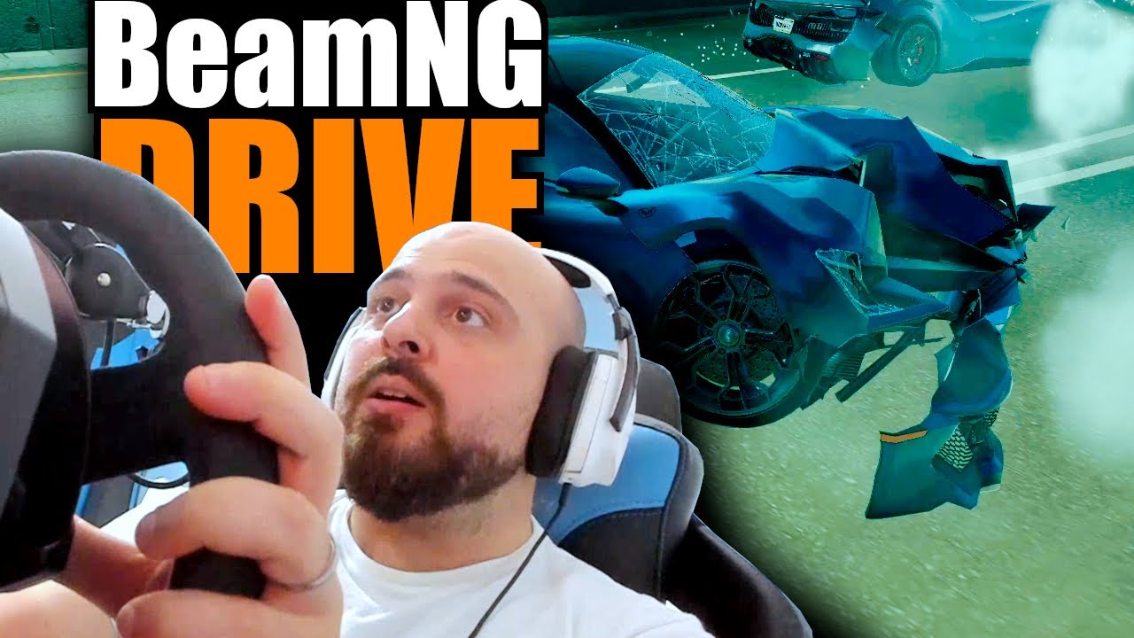 BEAMNG DRIVE - SFIDE con VOLANTE