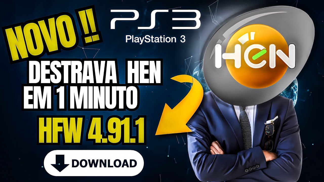  INSTALANDO O HEN  4.91 -SEM PENDRIVE, DIRETO NO PS3.