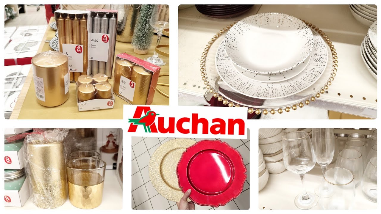 AUCHAN ARRIVAGE VAISSELLE SERVICE DÉCO 🤩 24-11-22