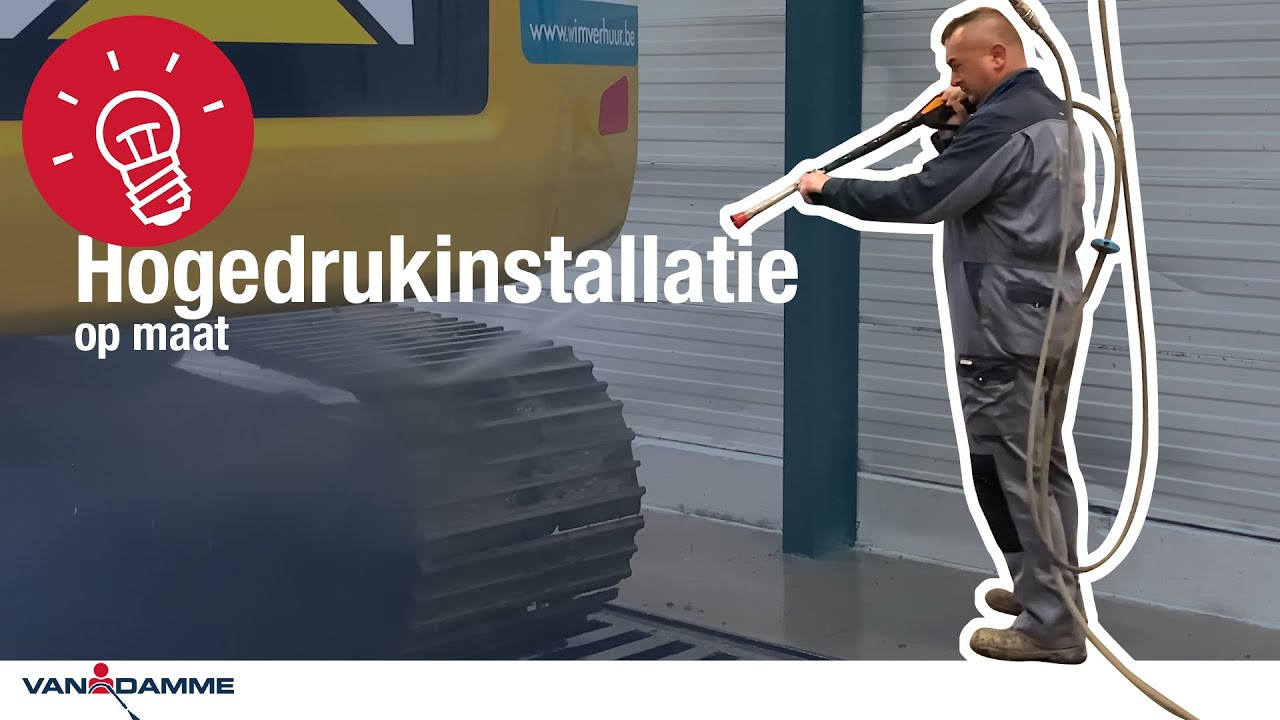 Automatische reiniging van rupskranen en bouwmachines │Wim Verhuur │Verhuurcenter voor bouw en tuin