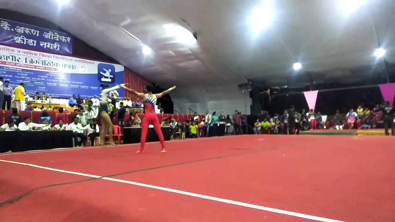 Acrobatics gymnastics Mumbai suburban gold medlist mixed pair.