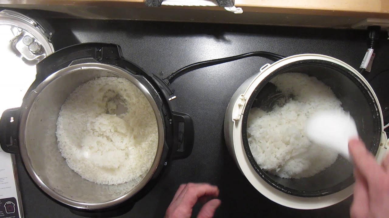 Making Rice : Instant Pot Vs. Rice Cooker
