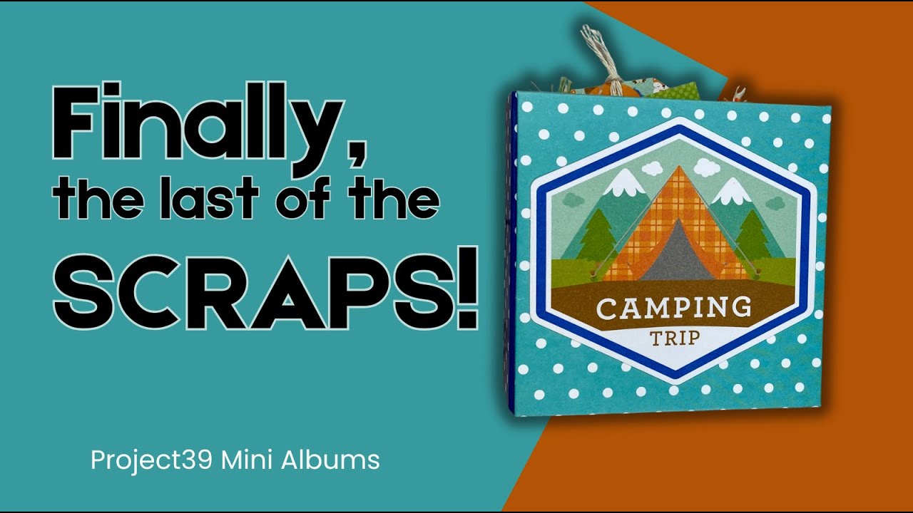 Scrap Busting Mini Scrapbook Album | Using the Last of My Paper Scraps
