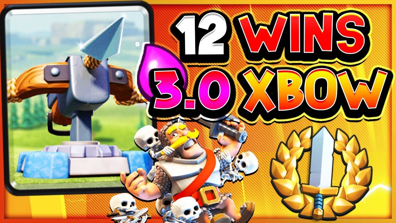 12 Win Grand Challenge With 3.0 Xbow Cycle 🏆 — Clash Royale