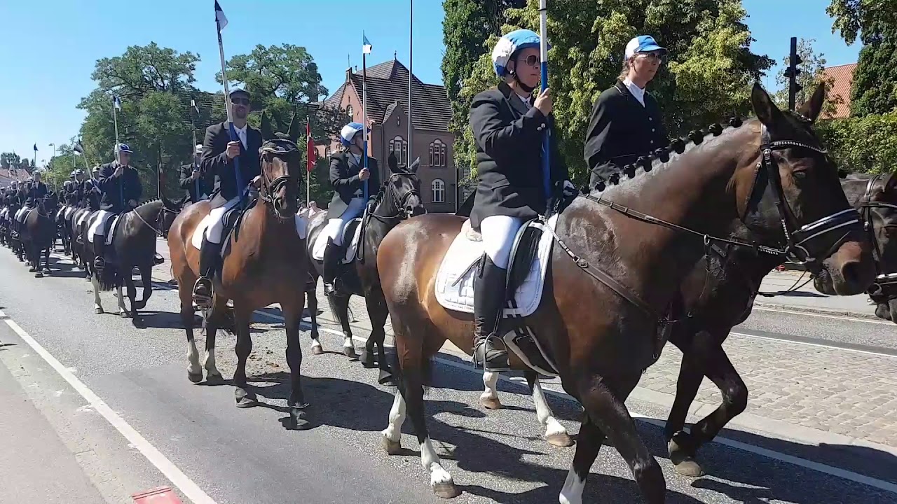 Aabenraa ringridning 2018 optog igennem byen dag 2