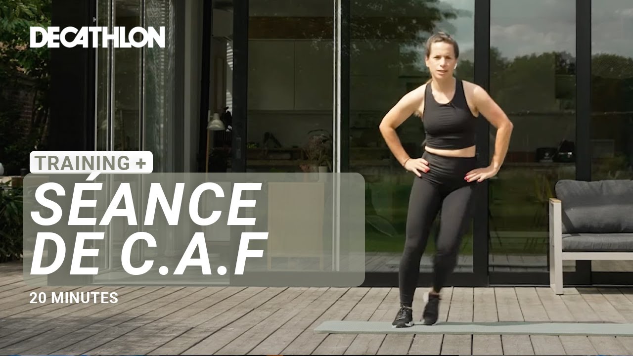 SÉANCE - 20 minutes de CAF (Cuisse/Abdos/Fessiers) pour se raffermir ! 💪 | Decathlon Training +