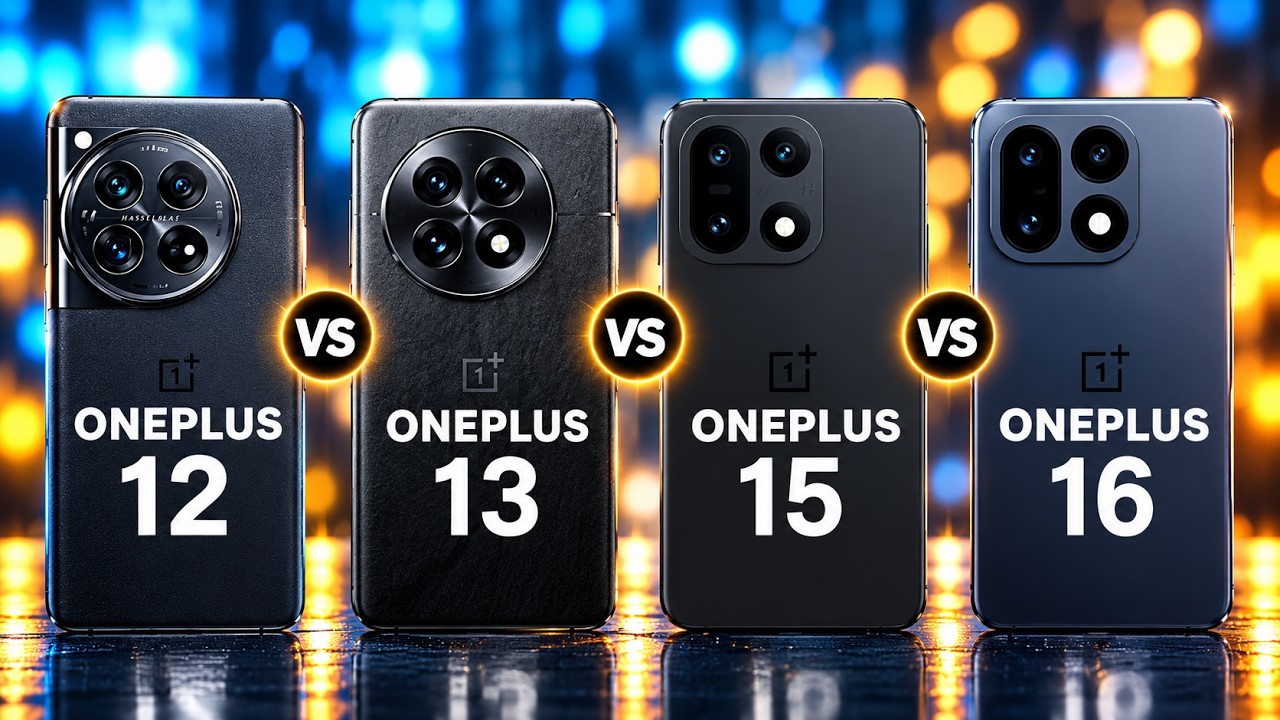 OnePlus 16 vs OnePlus 15 vs OnePlus 13 vs OnePlus 12 | Full Comparison 2026