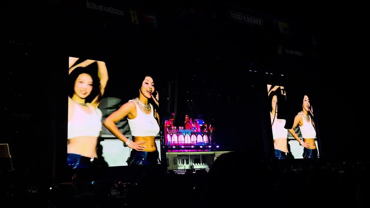 TWICE sings THIS IS FOR at Lollapalooza 