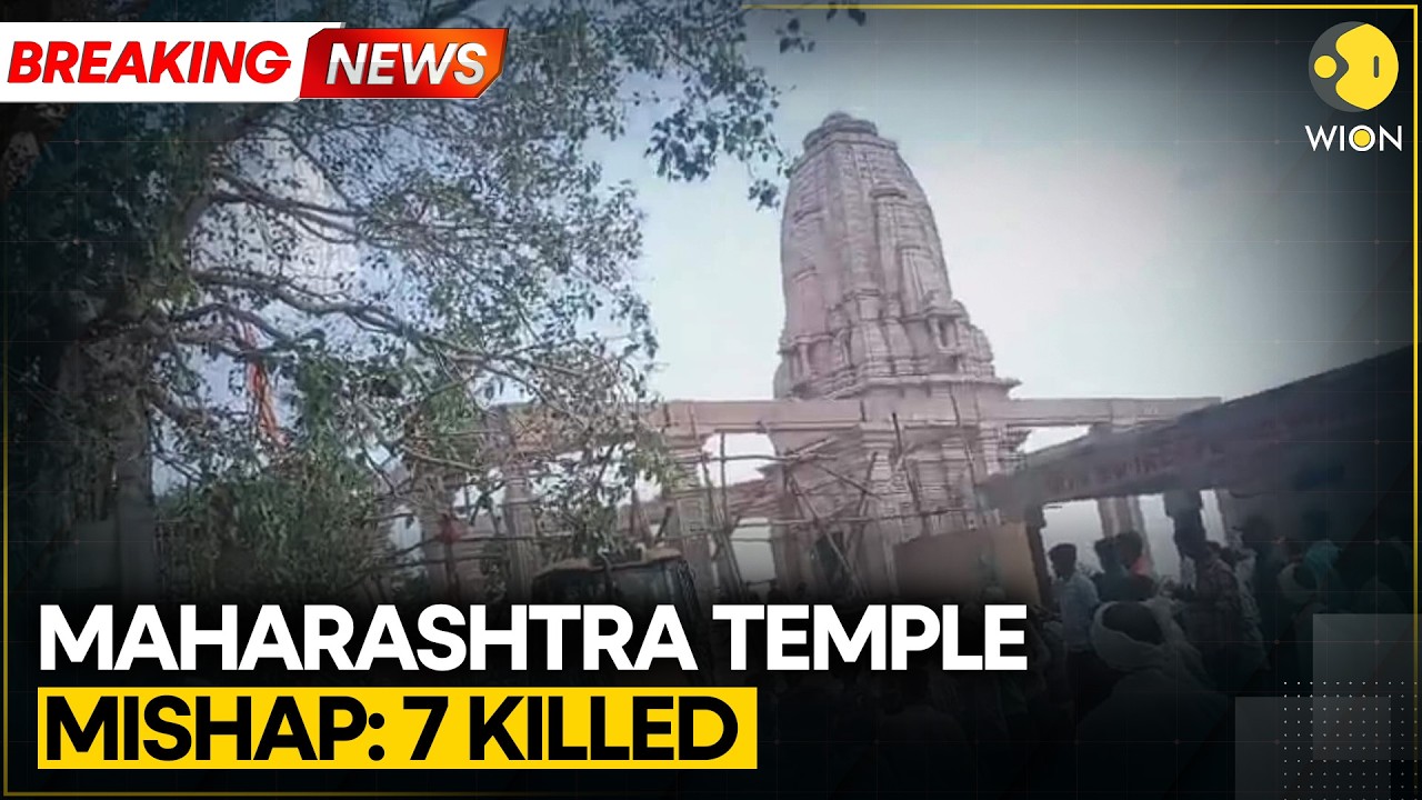 Maharashtra Temple Mishap: Under-Construction Temple Roof Collapses Killing 7 | WION BREAKING