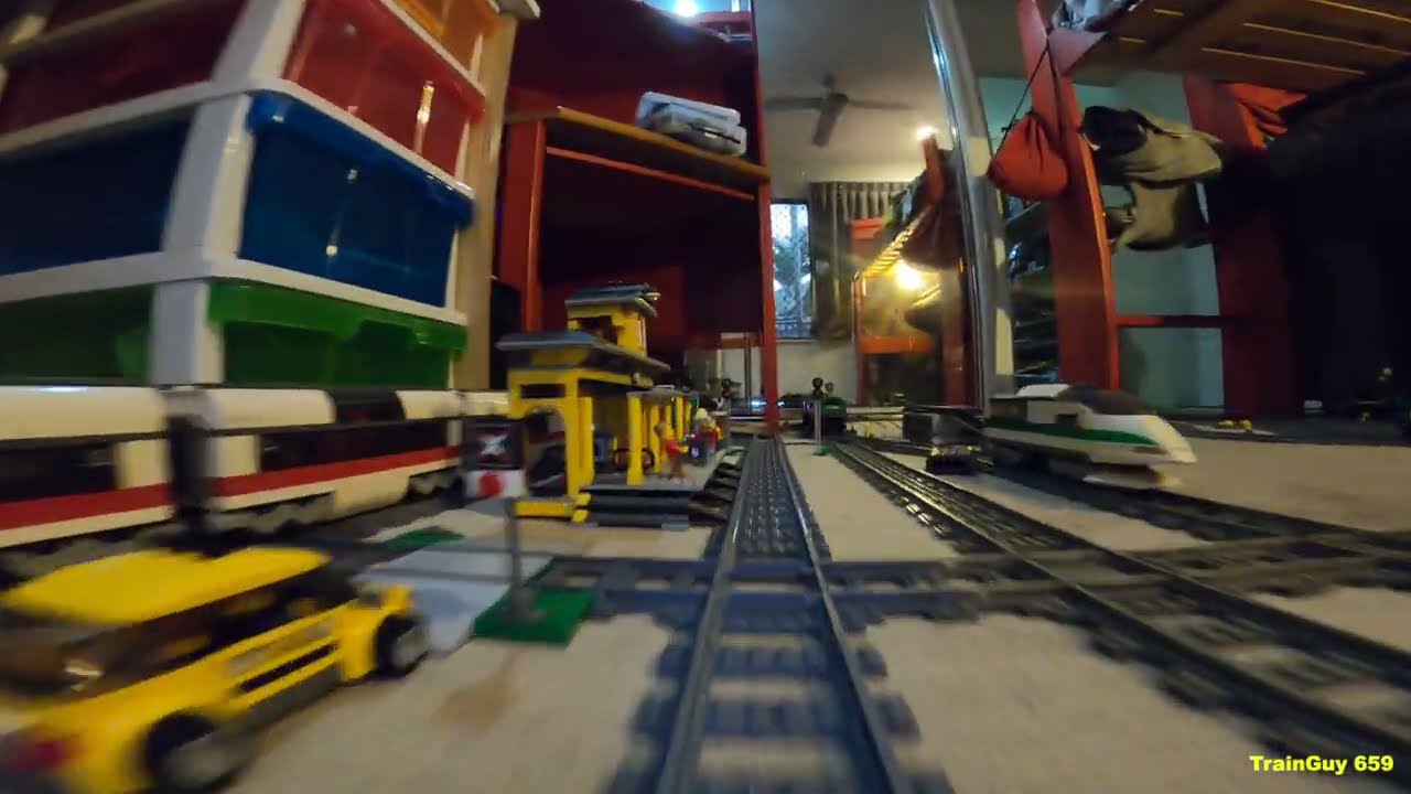 Travel 7 Laps around massive LEGO Garden Train Set