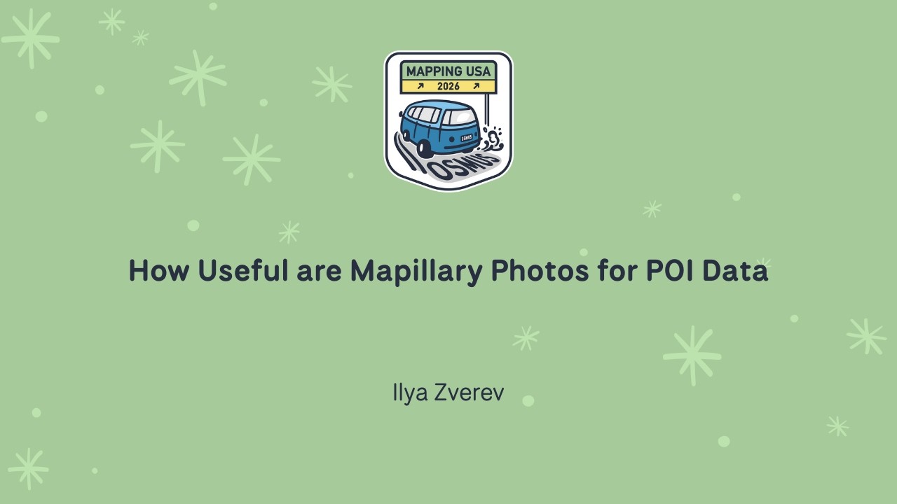 How Useful are Mapillary Photos for POI Data ~ Ilya Zverev