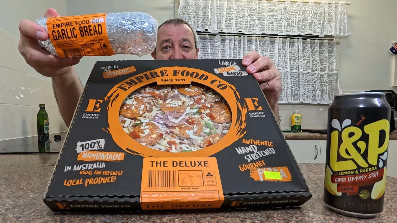 Empire Food Co Deluxe Pizza & Garlic Bread From IGA