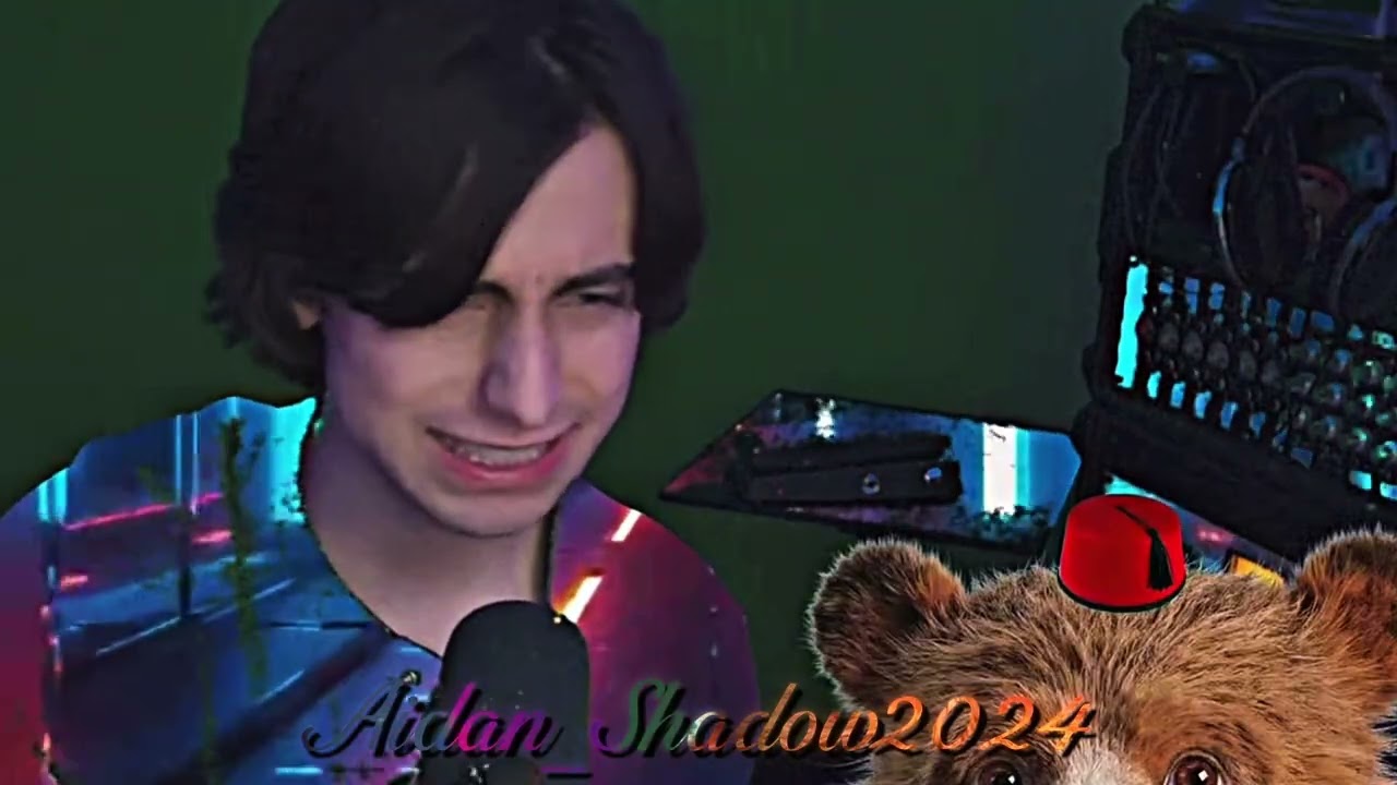 Aidan Gallagher jamming out to 
