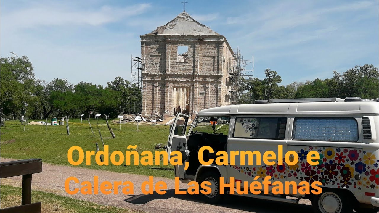 08-Ordoñana, Carmelo e a Calera de Las Huérfanas com a kombi no Uruguay 