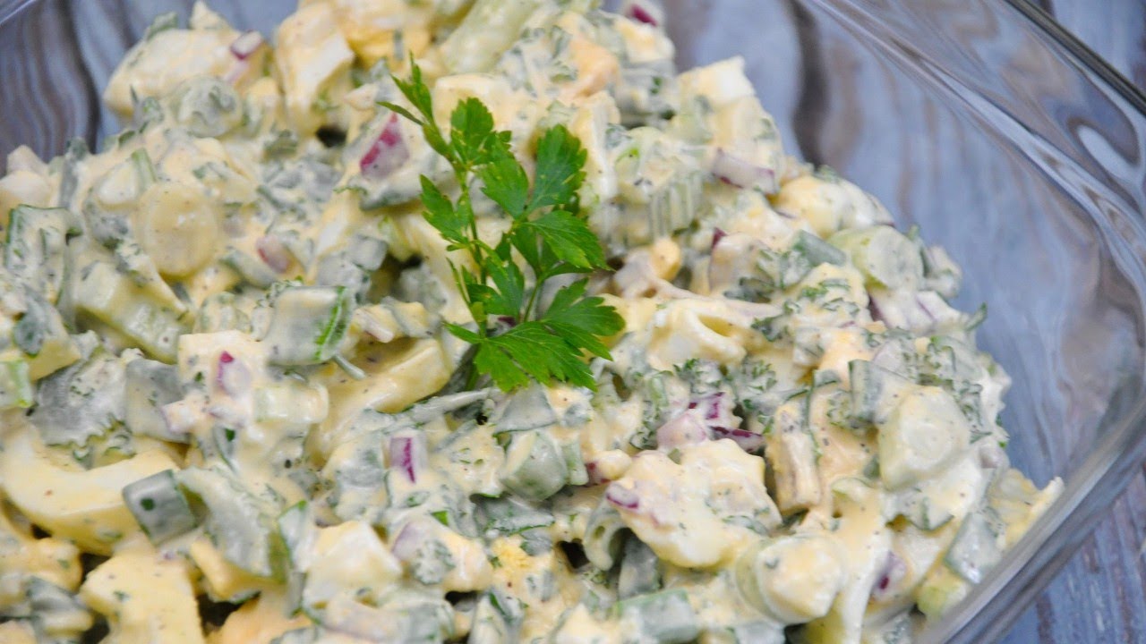 Salata de oua, simpla si cremoasa 🏠Casuta Laurei