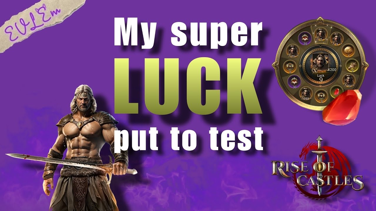 Ragnar wheel - my special luck revealed - Rise of Castles gameplay by EVL Em