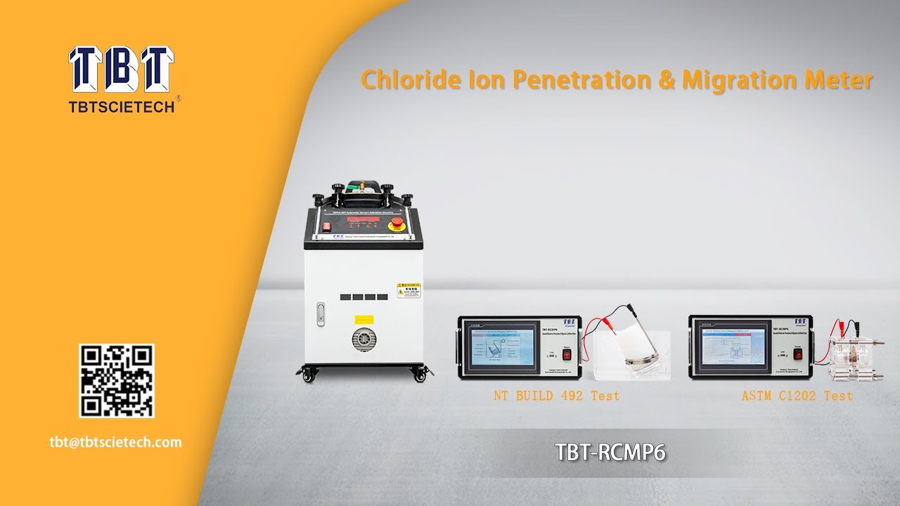 TBT-RCMP6 Chloride Ion Penetration & Migration Meter