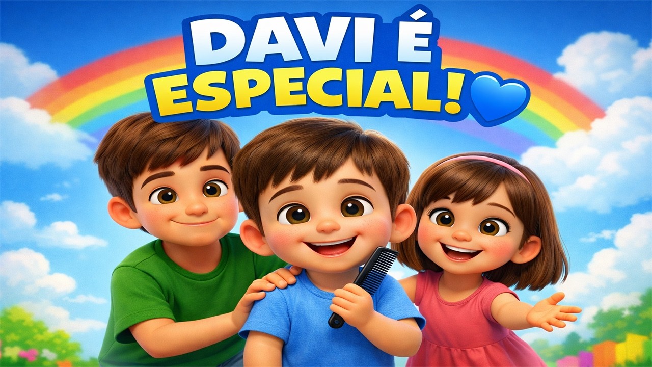 Uma História Infantil Sobre Amor e Inclusão 💙 | Davi e Seus Irmãos Especiais