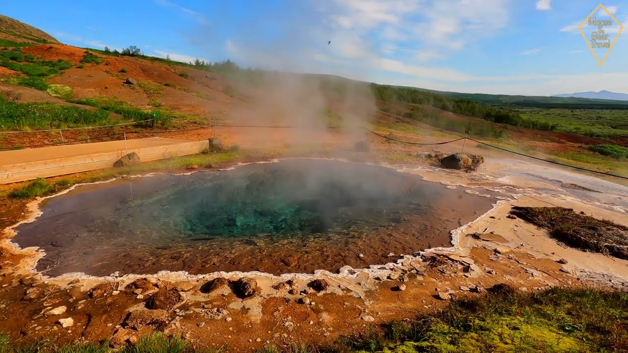 Geysir and Strokkur 