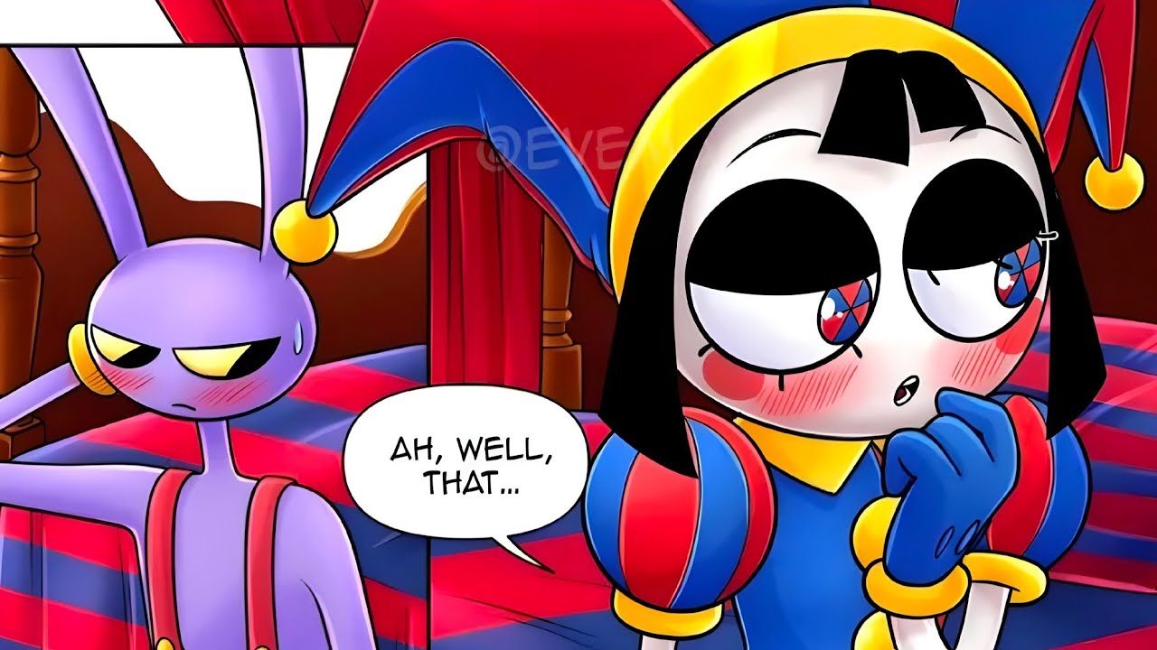 Pomni and Jax Secret 😮‍💨 | Pomni and Jax | The Amazing Digital Circus Comic Dub | Unusual Message 