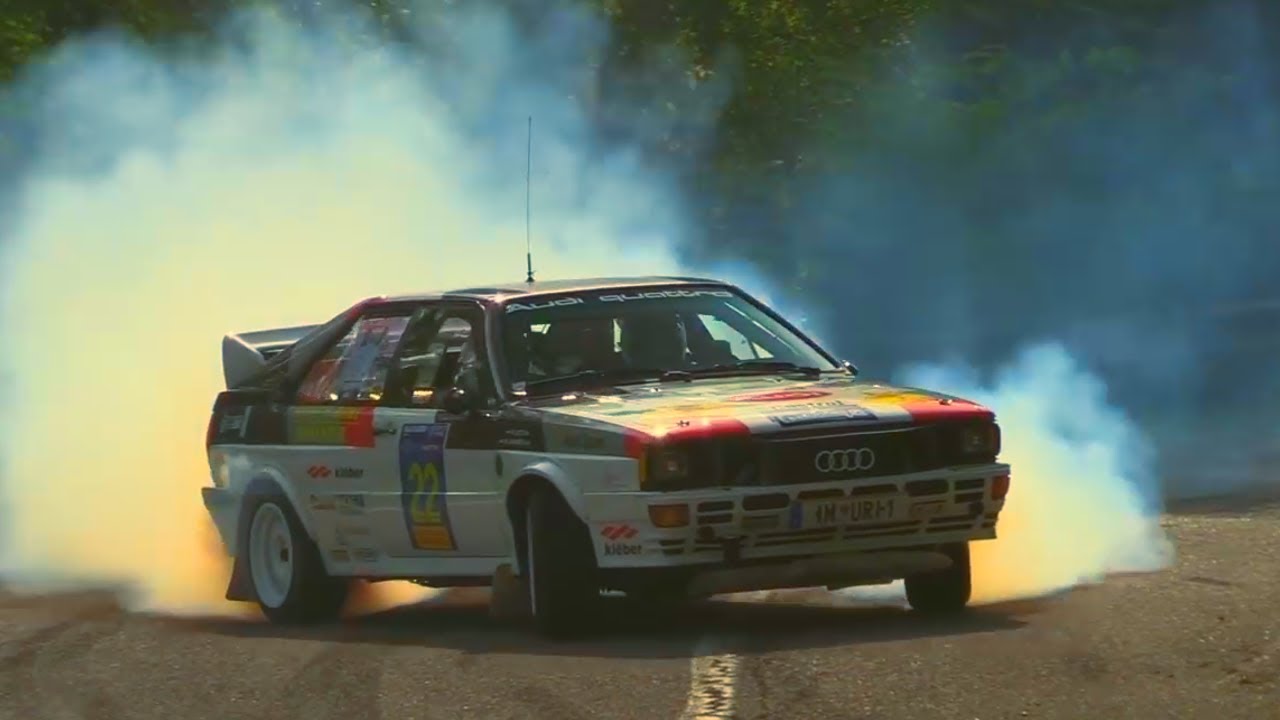 BEST OF AUDI QUATTRO (Rally) - Engine sound_Exhaust_Drift!