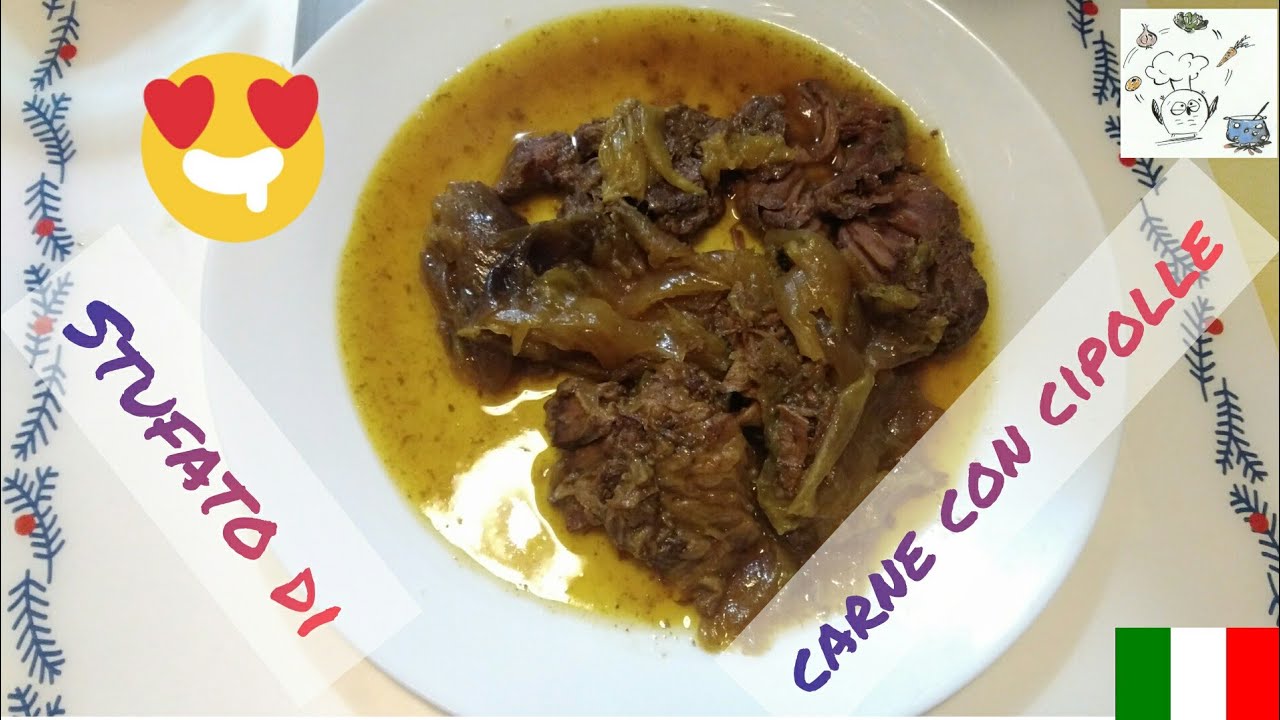 Stufato di carne con cipolle - facilissimo in pentola a pressione