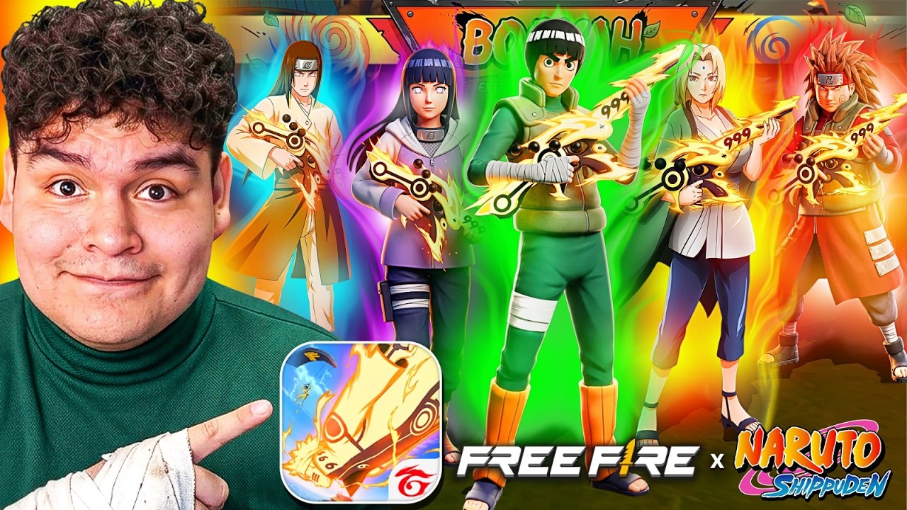 JUGANDO LA NUEVA ACTUALIZACION DE NARUTO en Free Fire #freefire