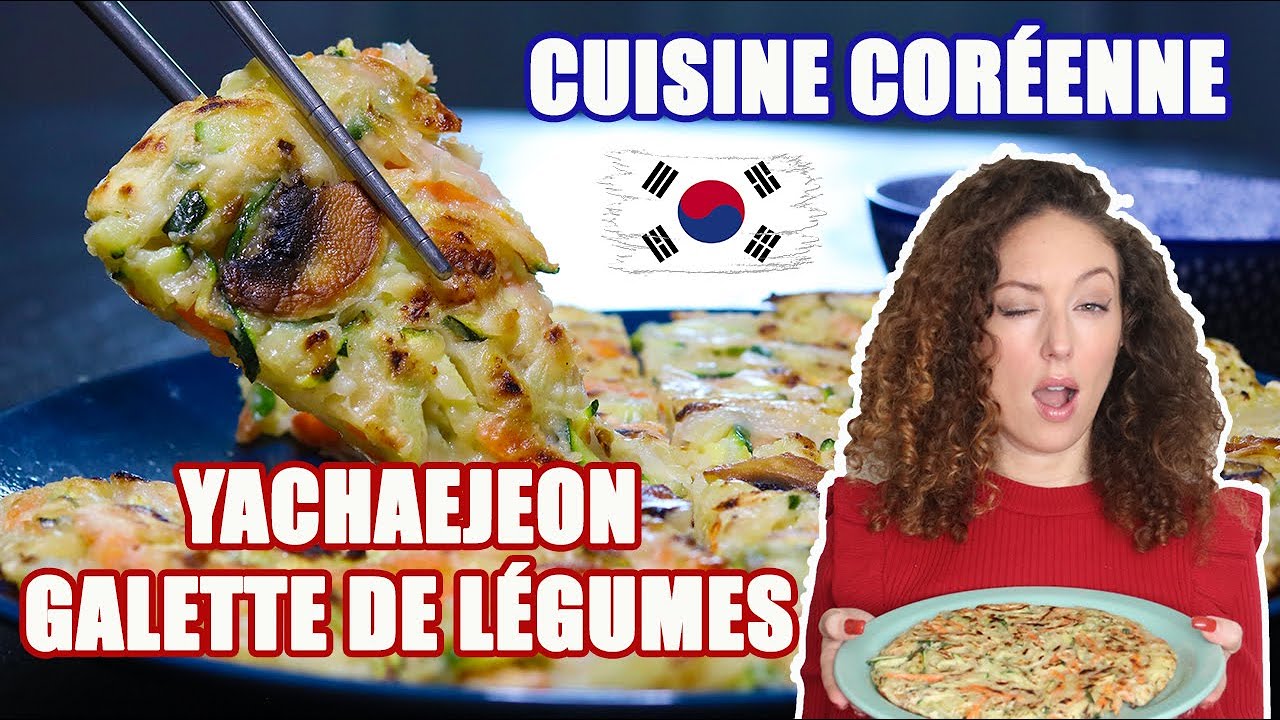 Comment faire du YACHAEJEON - galette de légumes  (recette coréenne)