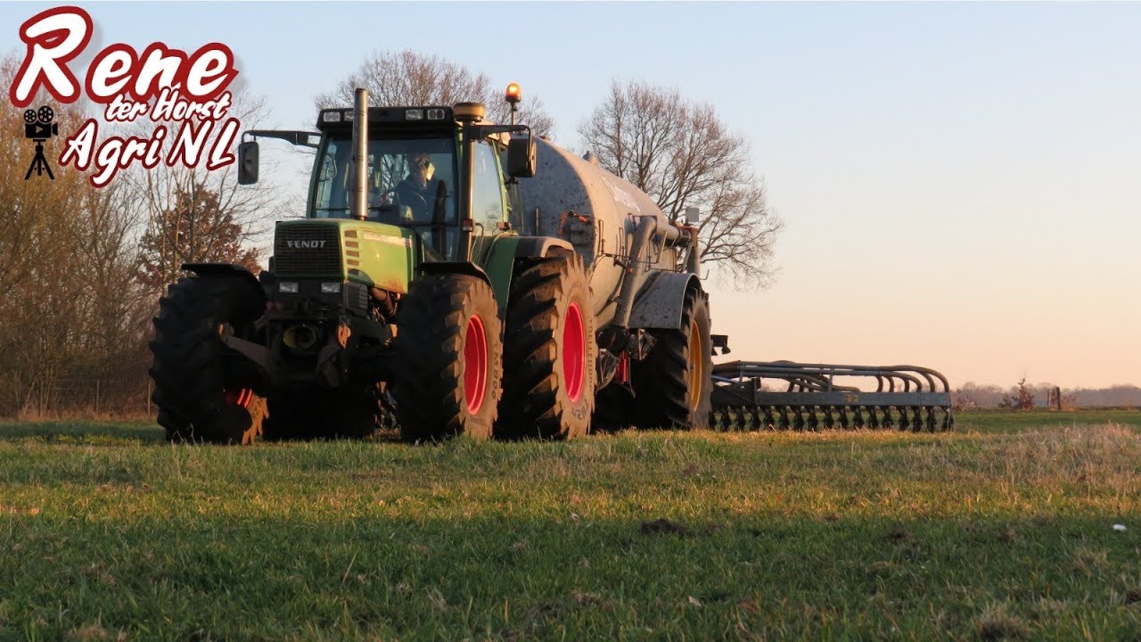 Grasland bemesten 2019 Fendt 514c, slootsmid PURE SOUND!