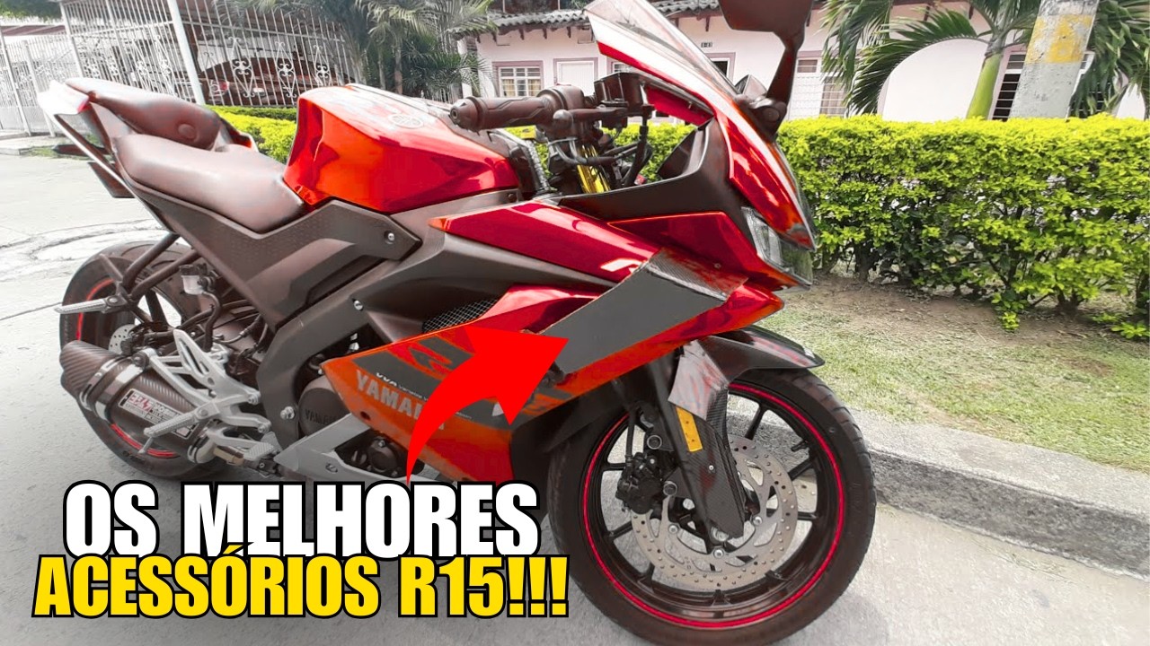 R15 NÃO PODE FICAR SEM!!! OS MELHORES ACESSÓRIOS PARA YAMAHA YZF R15!