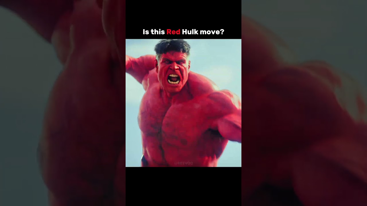 red Hulk is a copycat? 🤯😂 | Red Hulk & incredible Hulk edit