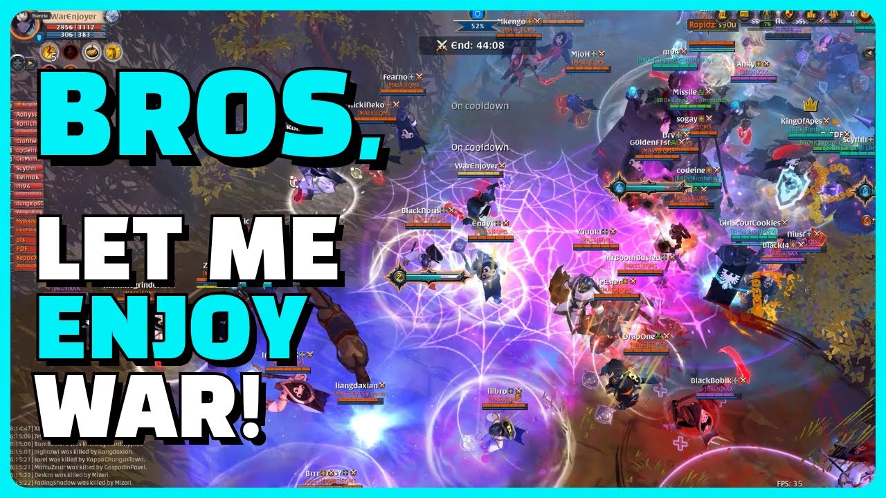 Albion Online ZvZ (Europe) | Undercover Veteran Dtank in a Newbie Guild: Skill vs. Item Power