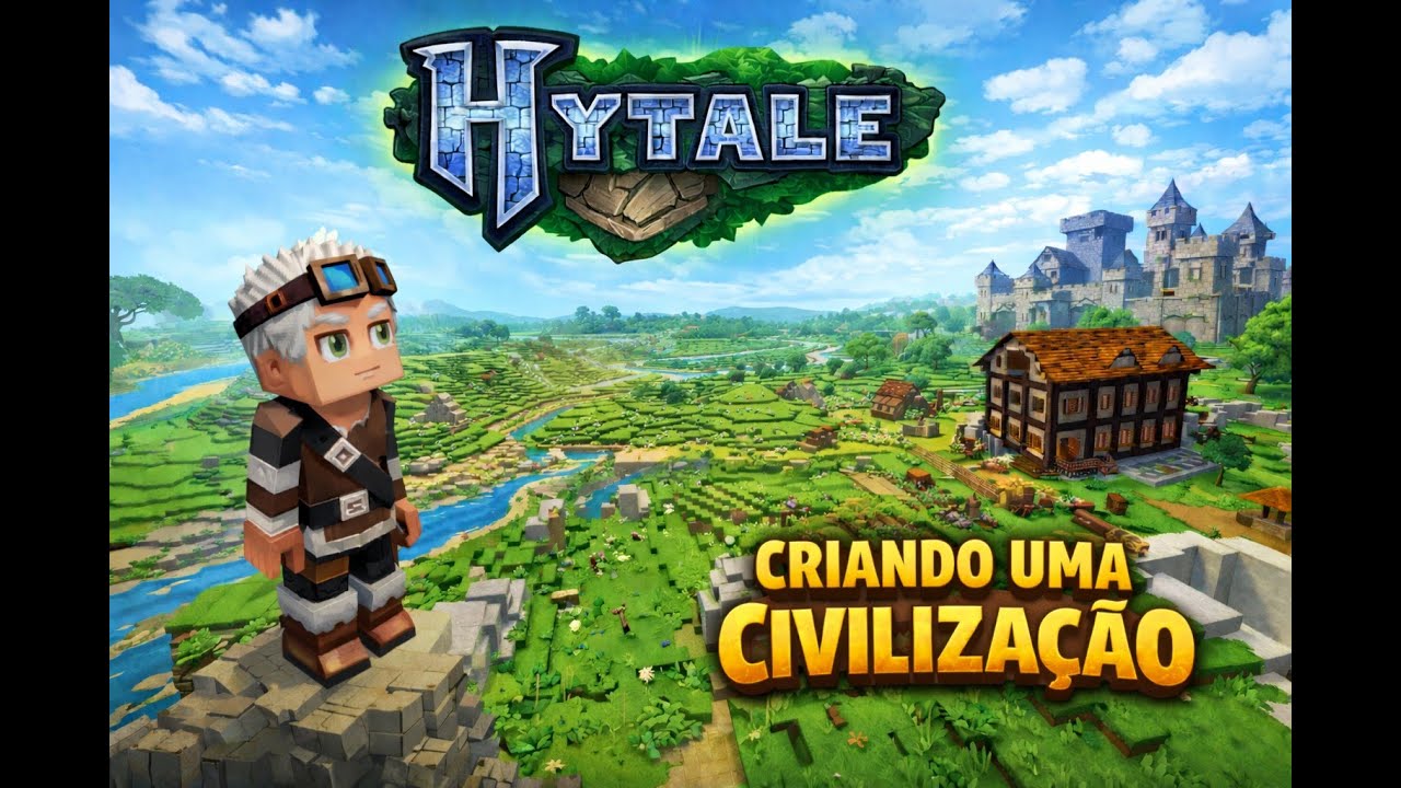 HYTALE: TRANSFORMANDO UM MUNDO VAZIO EM CIVILIZAÇÃO AO VIVO #dia25 #8k #365DIAS