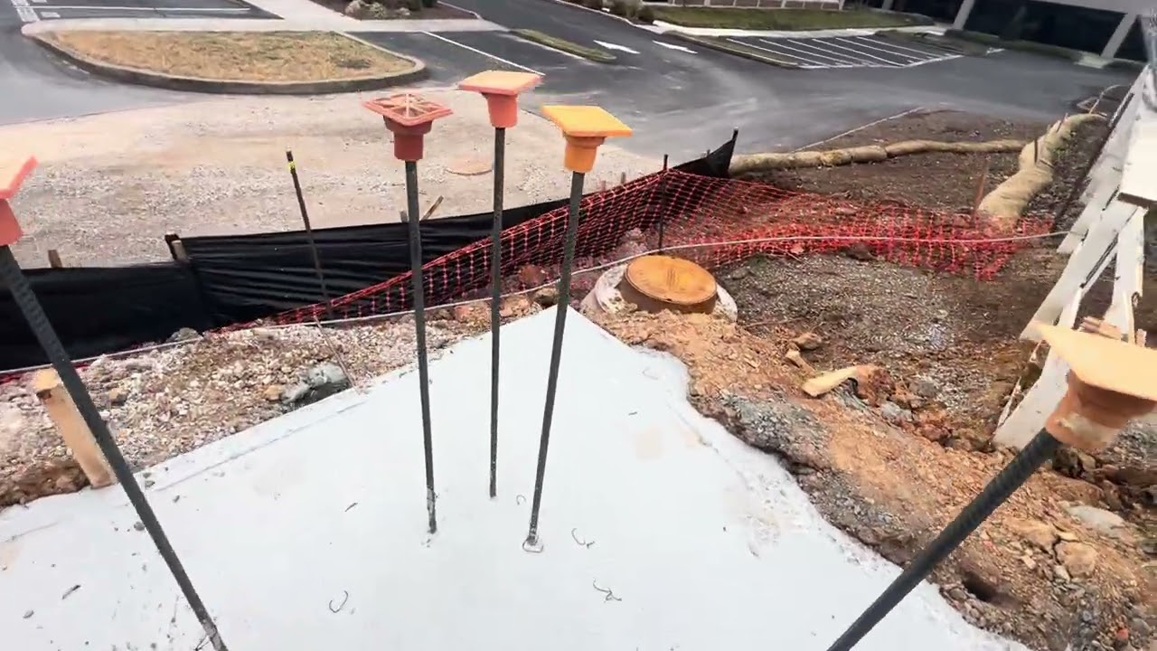 How to do building pad, concrete foundation, rebars dowels, drain system, silt fence works 