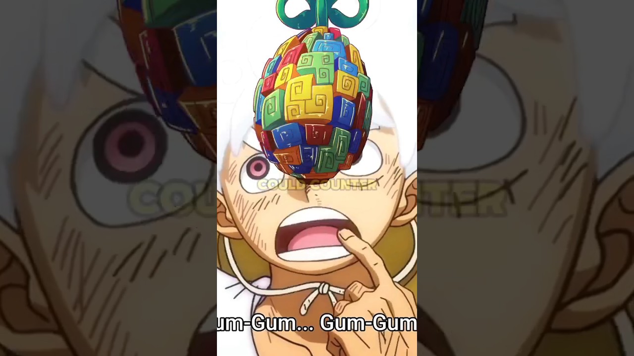Can Sugar's Hobby Hobby fruit Counter Luffy's gear 5 #onepiece #animeshorts